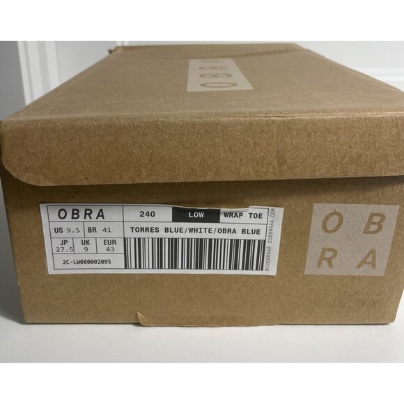 Obra Shoes Terra Canvas Low Blue/White Mens Size 9.5 Sneakers Made In Brazil New - Picture 8 of 8